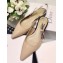 Dior J'Adior Ballet Clear Slingback Pumps Shoe in Patent Leather Apricot 2018