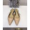 Dior J'Adior Ballet Clear Slingback Pumps Shoe in Patent Leather Apricot 2018