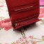 Gucci Queen Margaret Leather Card Case 476072 Pink 2018