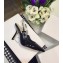 Dior Heel 9.5cm J'Adior Clear Slingback Pumps High-Heeled Shoe in Patent Leather Black 2018
