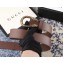 Gucci Leather Belt with Gold Dionysus Buckle Brown 2018