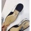 Dior J'Adior Ballet Clear Slingback Pumps Shoe in Patent Leather Black 2018