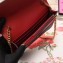 Gucci Queen Margaret Leather Mini Bag 476079 Blue/Red 2018