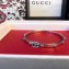 Gucci GG Running Bracelet in White Gold 554573