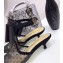 Dior Heel 4cm Bow Details Ankle Waist Pump In Black Dotted Swiss 2018