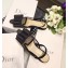 Dior Bow Details Flat Ballet Pump In Black Dotted Swiss 2018