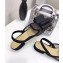 Dior Bow Details Flat Ballet Pump In Black Dotted Swiss 2018