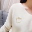 Dior D-Round CD Brooch Gold/White Crystal 2018
