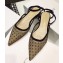 Dior Ballet Ankle Waist Flat Pump In Black Dotted Swiss 2018