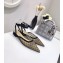 Dior Ballet Ankle Waist Flat Pump In Black Dotted Swiss 2018