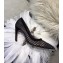 Dior Heel 9.5cm D-Choc Pumps High-Heeled Shoe In Black Mesh 2018