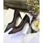 Dior Heel 6.5cm D-Choc Pumps High-Heeled Shoe In Black Mesh 2018