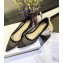 Dior Heel 6.5cm D-Choc Pumps High-Heeled Shoe In Black Mesh 2018