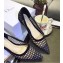 Dior D-Choc Ballet Pumps In Black Mesh 2018