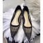 Dior D-Choc Ballet Pumps In Black Mesh 2018