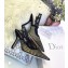 Dior Heel 9.5cm J'Adior Slingback Pumps High-Heeled Shoe In Black Mesh 2018