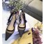Dior Heel 6.5cm J'Adior Slingback Pumps High-Heeled Shoe In Black Mesh 2018