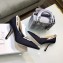 Dior Heel 9.5cm J'Adior And Double Ribbon Pumps High-Heeled Shoe Technical Fabric/Canvas Black 2018 