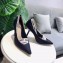 Dior Heel 9.5cm J'Adior And Double Ribbon Pumps High-Heeled Shoe Technical Fabric/Canvas Black 2018 