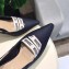 Dior Heel 9.5cm J'Adior And Double Ribbon Pumps High-Heeled Shoe Technical Fabric/Canvas Black 2018 