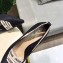 Dior Heel 9.5cm J'Adior And Double Ribbon Pumps High-Heeled Shoe Technical Fabric/Canvas Black 2018 