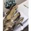 Dior Heel 6.5cm Sweet-D Slingback Pumps High-Heeled Shoe Gold 2018
