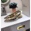 Dior Sweet-D Slingback Ballet Pumps Shoe Gold 2018