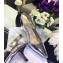 Dior Heel 6.5cm Sweet-D Slingback Pumps High-Heeled Shoe Silver 2018