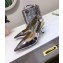 Dior Heel 6.5cm Sweet-D Slingback Pumps High-Heeled Shoe Silver 2018