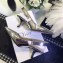 Dior Heel 6.5cm Sweet-D Slingback Pumps High-Heeled Shoe Silver 2018