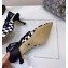 Dior Heel 6.5cm J'Adior Slingback Pumps High-Heeled Shoe in Grid Black And White Printed 2018