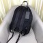 Prada Saffiano Leather and Technical Fabric Robot Backpack 2VZ066 Black/Cobalt Blue 
