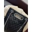 Chanel Aged Shiny Lambskin, Crystal Pearls & Black Metal Shopping Bag AS4222 2023
