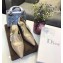 Dior Heel 9.5cm J'Adior Slingback Pumps Shoe Calfskin Leather Nude 2018