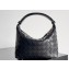 Bottega Veneta Mini Wallace Intrecciato leather shoulder bag Black 2023