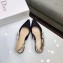 Dior J'Adior Slingback Ballet Flat Pumps Shoe Technical Fabric/Canvas Black 2018