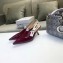 Dior Heel 6.5cm J'Adior Slingback Pumps High-Heeled Shoe Patent Leather Burgundy 2018