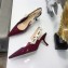 Dior Heel 6.5cm J'Adior Slingback Pumps High-Heeled Shoe Patent Leather Burgundy 2018