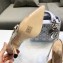Dior Heel 9.5cm J'Adior Slingback Pumps High-Heeled Shoe Patent Leather Apricot 2018