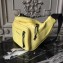 Balenciaga Embroidered Logo Lambskin Belt Bag Yellow 2018