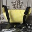 Balenciaga Embroidered Logo Lambskin Belt Bag Yellow 2018