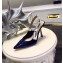 Dior Heel 9.5cm J'Adior Slingback Pumps High-Heeled Shoe Patent Leather Blue 2018
