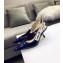 Dior Heel 6.5cm J'Adior Slingback Pumps High-Heeled Shoe Patent Leather Blue 2018