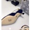 Dior Heel 6.5cm J'Adior Slingback Pumps High-Heeled Shoe Patent Leather Blue 2018