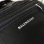 Balenciaga Embroidered Logo Lambskin Belt Bag Black 