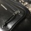 Balenciaga Embroidered Logo Lambskin Belt Bag Black 