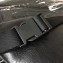 Balenciaga Embroidered Logo Lambskin Belt Bag Black 