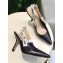 Dior Heel 9.5cm J'Adior Slingback Pumps High-Heeled Shoe Calfskin Black 2018