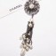 Chanel Tree Tassel Long Brooch AB0324 Pearly White/Gray 2018