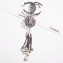 Chanel Tree Tassel Long Brooch AB0324 Pearly White/Gray 2018